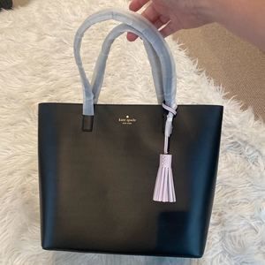 Brand new: Kate Spade Women's Black Leather Tote Bag